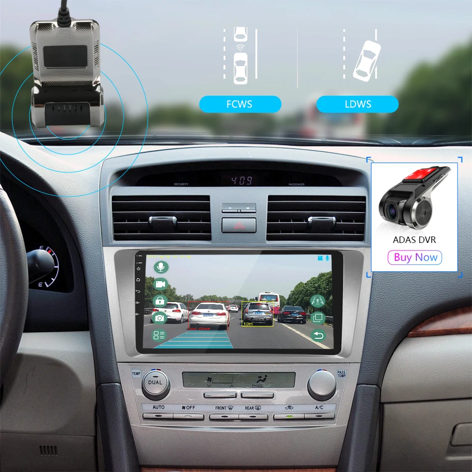 Vtopek Android автомобильный стерео Мультимедийный плеер для Toyota Camry 2006-2011 RDS DSP 4G сеть wifi сенсорный экран Bluetooth навигация