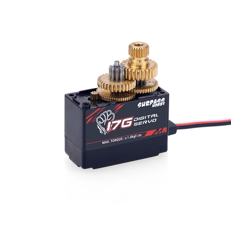 Servo 17G milieu de gamme avec câble, parfait pour voiture RC et drone
