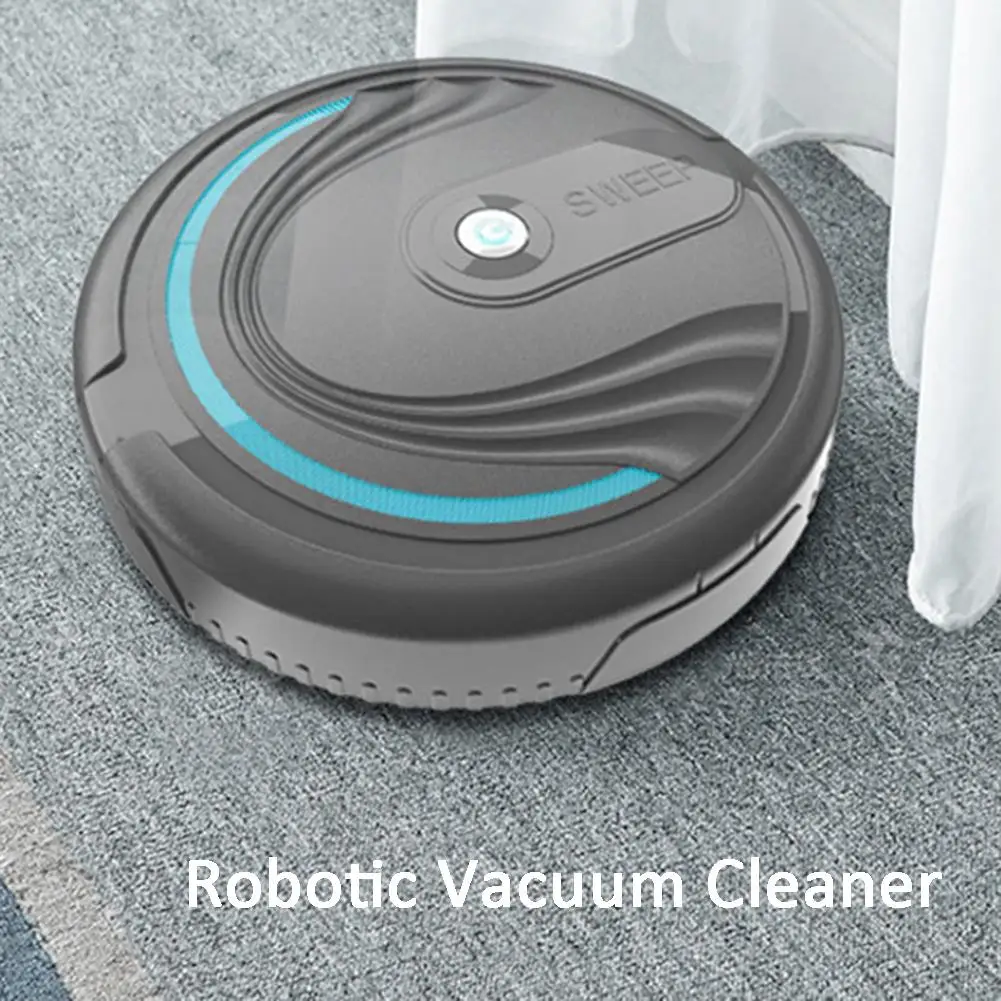 

Smart Sweeping Robot Wireless Automatic Multi-directional Suction Machine USB Charging Ultra Thin Dust Catcher Household Cleanin