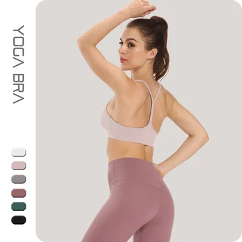 

A Generation of Fat Fitness Running Vest Cross-back Yoga Bra High Strength Sports Underwear Female Shock-resistant