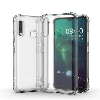

10pcs/lot Anti-slip Clear Silicone TPU Bag for Samsung Galaxy A70E A70 A50 A30 A51 A71 A81 A91 A11 A21 A01 A20 Protection Case