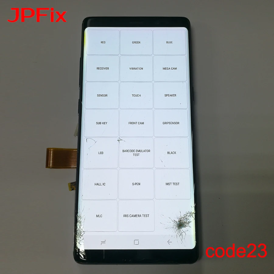 JPFix применим к замене samsung Note8 внутренний и внешний взрывоопасный экран сотового телефона a