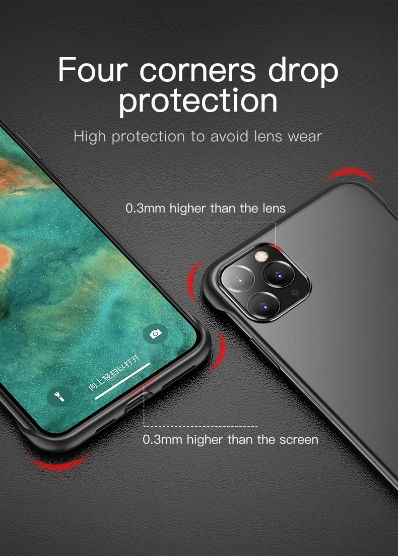 11 12 Pro Max Case XUANYAO Cover For iPhone X Xs Max Xr SE2 Case Silicone Rimless Coque For Apple iPhone 6 6S 7 8 Plus Hard Case (8)