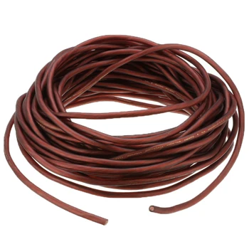 

5m/10m/20m Audio Cable Matte Coffee Matte Leather Wrappe Interconnect Mixer Wire Audio Cable Microphone line Cable DIY