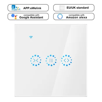 

10PCS Ewelink smart curtain motor Electrical WiFi Switch Touch APP Voice Control by Alexa Echo Google Home AC 110V 220V EU/US