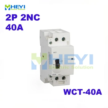 

2pole 2NC 220VAC 50Hz WCT-40A mini household contactor manual control