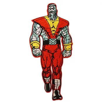 

5.5" LARGE Marvel Deadpool Comics X-men X Men Colossus Embroidered Uniform Movie Iron On Patch Custome TRANSFER MOTIF APPLIQUE