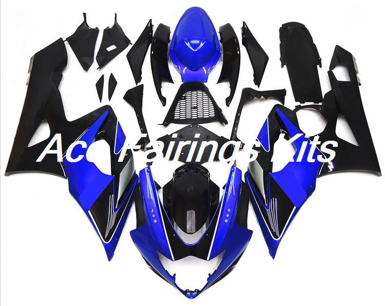 Обтекатель комплект подходит для Suzuki GSXR1000 GSXR-1000 K5 05 06 2005 2006 ABS пластик мотоцикл обтекатель капот на заказ черный синий