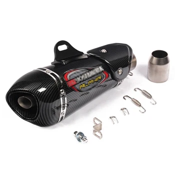 

Universal Motorcycle 51mm Stainless Steel Exhaust Pipe For YAMAHA cygnus l ybr 125z fz1 fazer For HONDA cb 400 super four