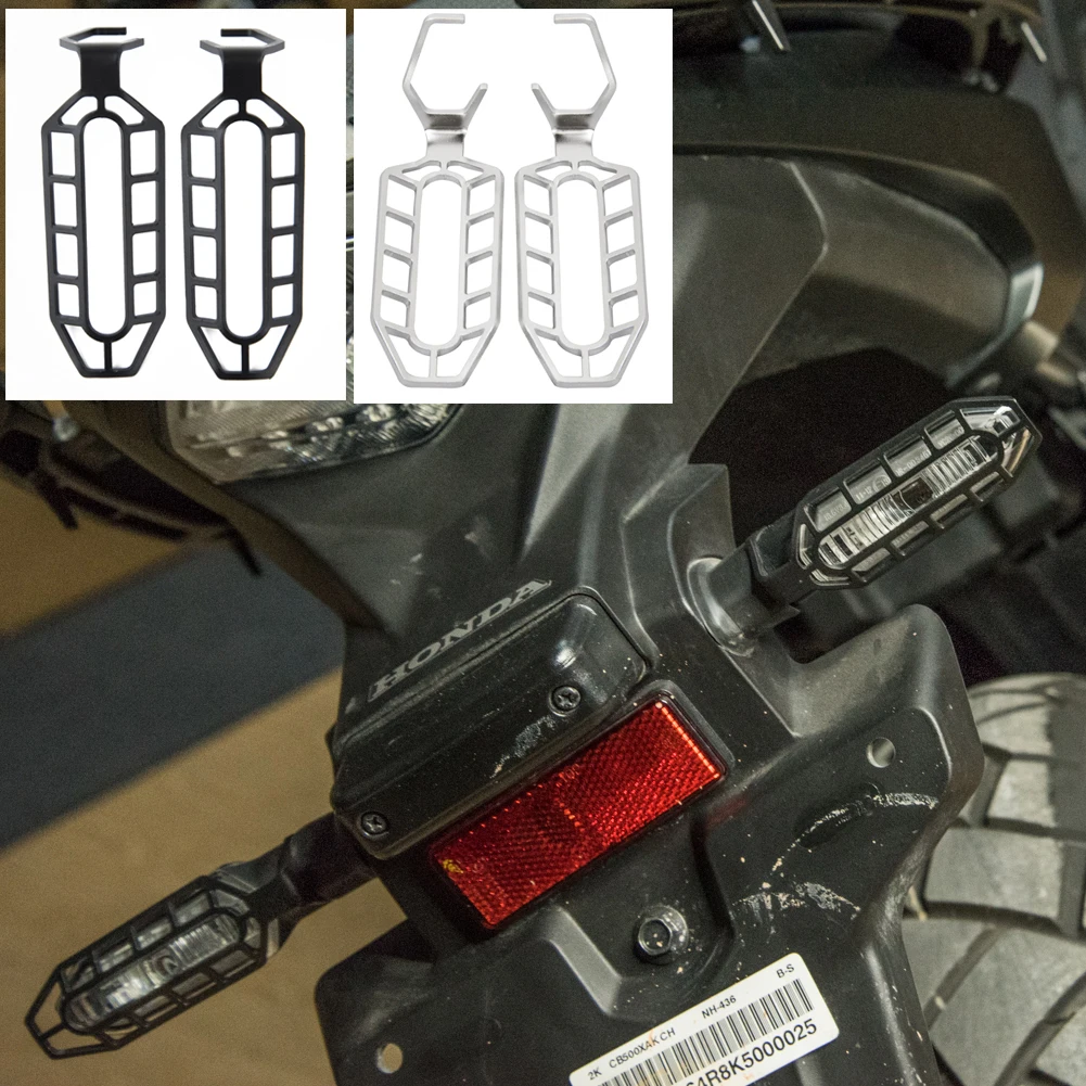 2pcs Stainless Steel Front or Rear Turn Signal light Protector Guard Covers For Honda CB500X 2019 2020 CB 500X Accessories Motor |