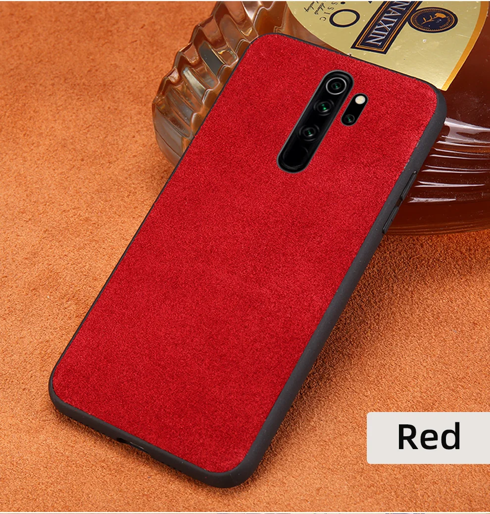 Чехол для телефона из натуральной коровьей замши для Xio mi Red mi Note 8 7 Pro Note 8T чехол для Xiaomi mi A3 A2 8 9 Lite 9T Note 10 Pro