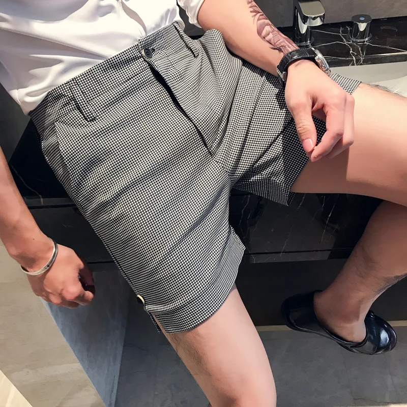 Short Hombre Plaid Short Masculino 4XL-M 2020 Summer Shorts Men Clothing British Style Casual Mens Shorts Slim Fit Streetwear Short Hombre Plaid Short Masculino 4XL-M 2020 Summer Shorts Men Clothing British Style Casual Mens Shorts Slim Fit Streetwear