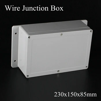 

230x150x87mm ABS IP65 Waterproof Plastic Wire Junction Box With Mounted Distribution Enclosure Project Case Electronic Terminal