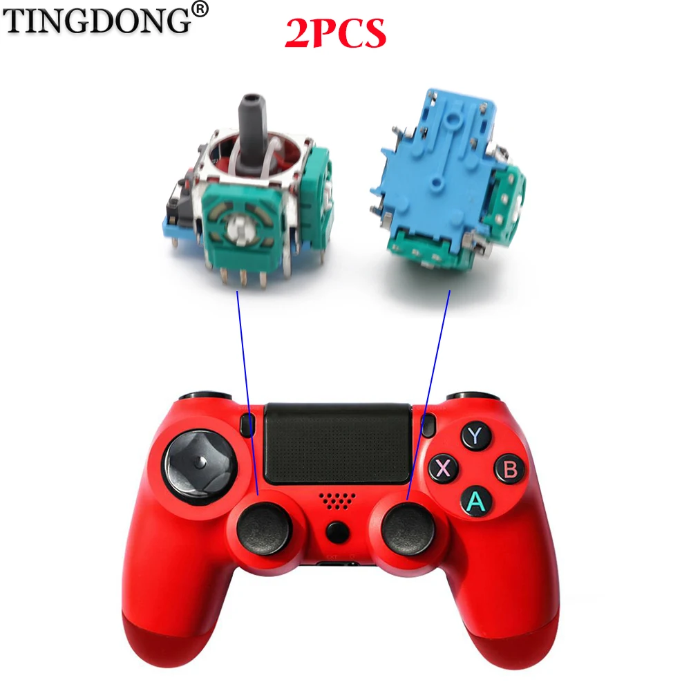 2X Controller Sostituzione 3D Modulo Sensore Stick Analogico Thumb Stick Per Ps4 Gamepad Dualshock 4 Xbox Repair Controller Wireless
