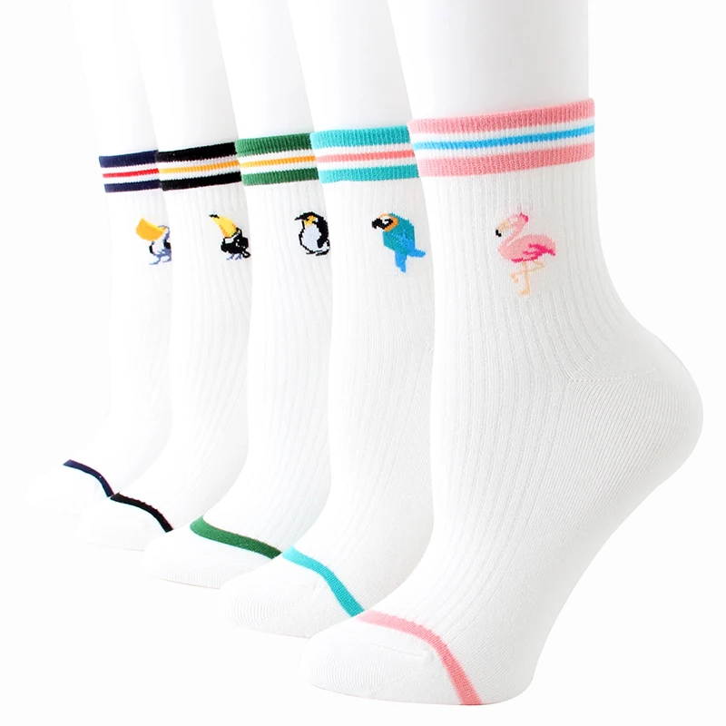 

Women Cotton Socks Harajuku funny Socks Female Cute Cartoon Unisex Fashion street Autumn Winter Print Sox 3 pairs/lot #F