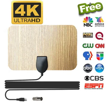 

hengshanlao Indoor 950 Miles 25DB Digital HDTV Antenna TV receiver Freeview clear Satellite receiver Radius Surf DVB-T2 Aerial