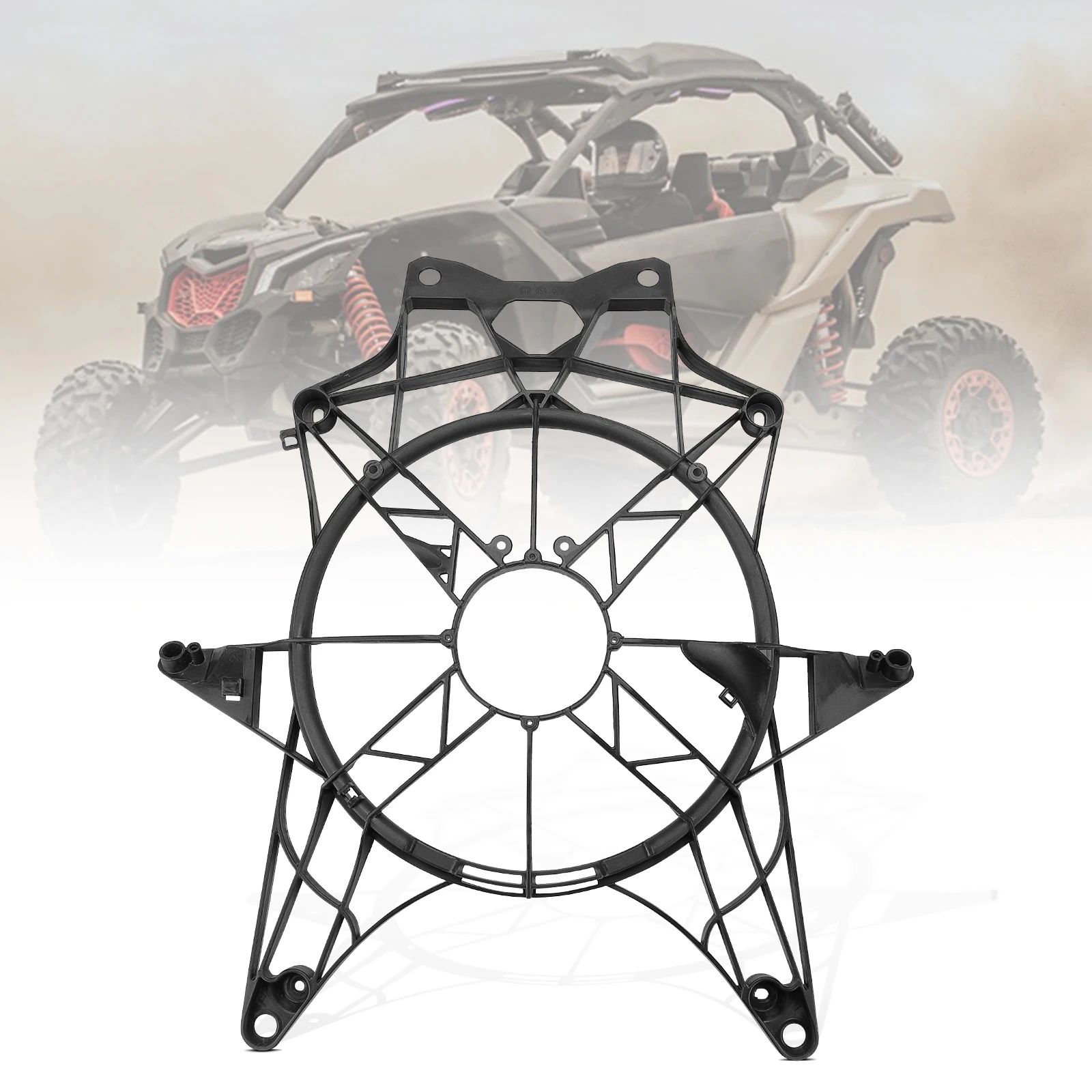 Utv Kemimoto Cooling Radiator Fan Bracket Replacement For Canam