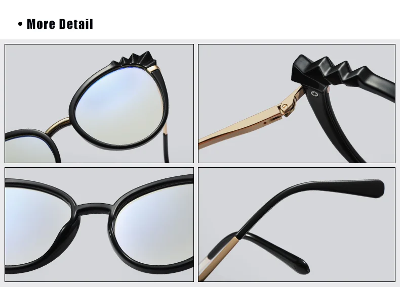 Ralferty frauen Gläser Rahmen Luxus Marke Designer Cat Eye Brille Optische Myopie Brillen Rahmen Für Frauen Oculos De Grau – Detail 13