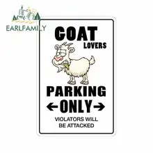 EARLFAMILY 13cm x 8.7cm for Goat Lovers Parking Only Metal Novelty Sign Car Stickers Vinyl JDM Bumper Trunk Truck Graphics EARLFAMILY 13cm x 8.7cm for Goat Lovers Parking Only Metal Novelty Sign Car Stickers Vinyl JDM Bumper Trunk Truck Graphics