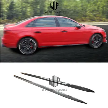 

A5 High Quality Carbon Fiber Side Skirts Car Styling Fits For Sudi A5 Car Body Kit 2012-UP