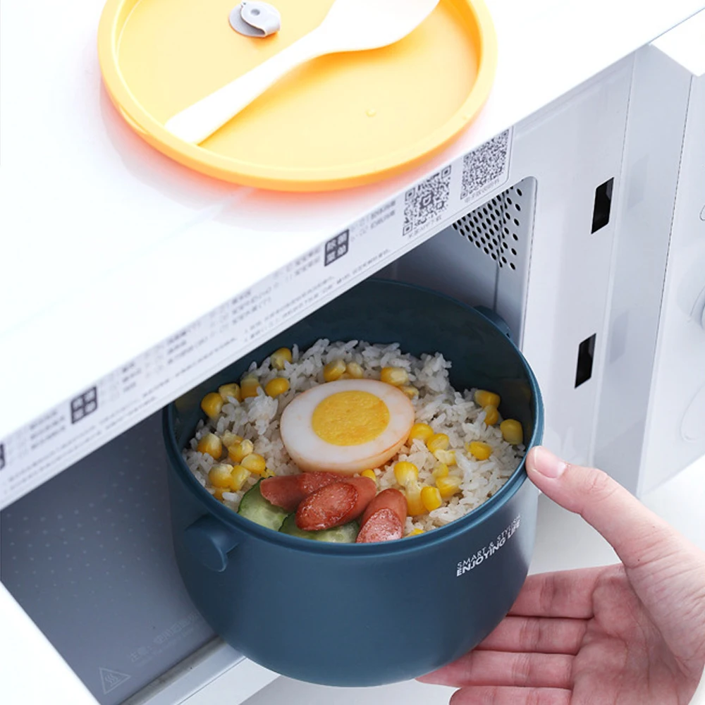 Boîte Repas 3 Compartiments Micro-ondable - Anti-fuite, Lavable Au Lave-vaisselle, Rose Rouge