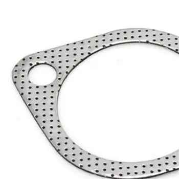 

Sliver Flange Gasket For Subaru 2 Bolt Hole Catalytic Converter For Honda 3 Inch