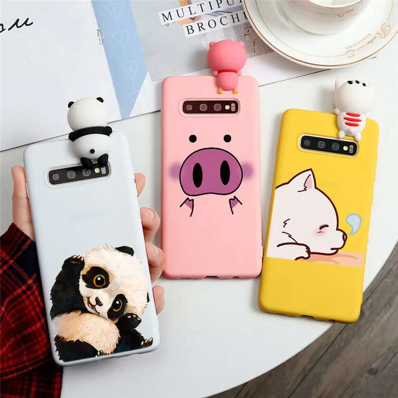 Мультфильм 3D кукла силиконовый чехол для samsung Galaxy A50 A70 A40 A50S A60 A7 A9 A8 A6 плюс 2018 A3 A5 2017
