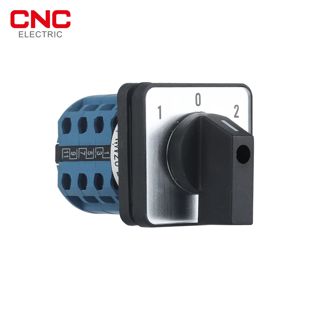 CNC 1PCS 선택기 로터리 스위치 5-20A 220V 범용 전환 스위치 3 위치 3 노트 전기 모터 반전 스위치
