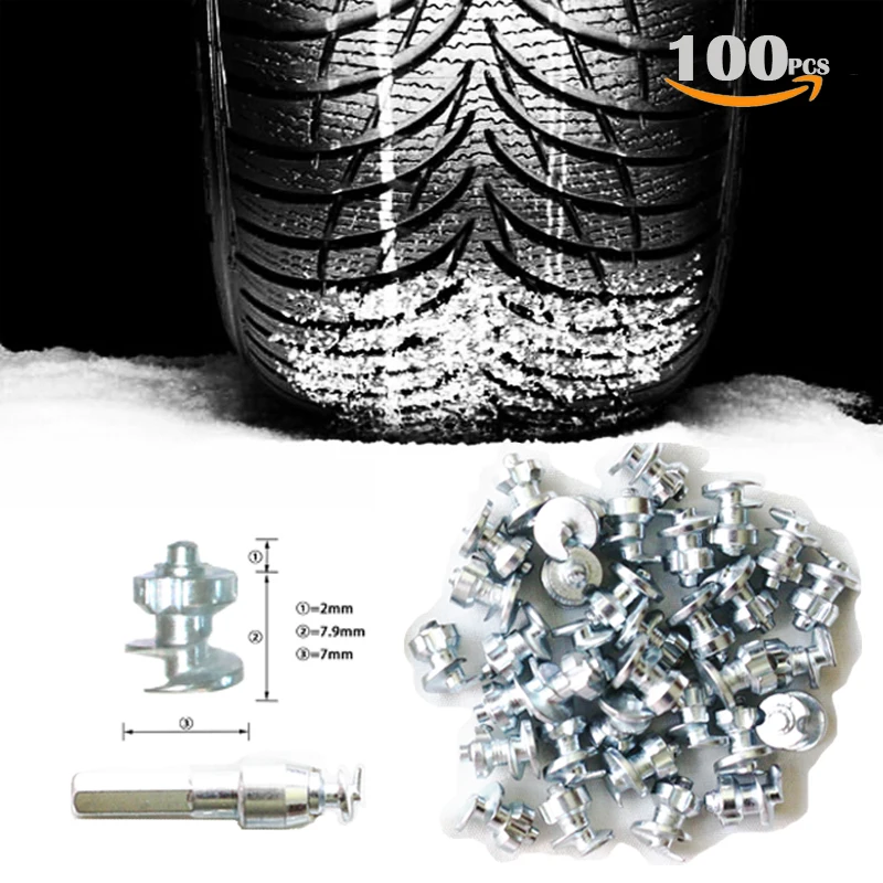 100 шт. шипы для шин обувь велосипеда сапоги мотоциклетные грузовиков зимние fatbike