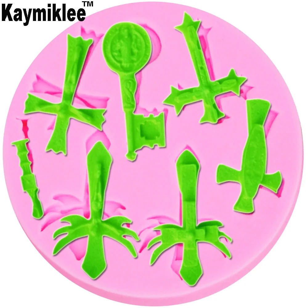 Kaymiklee M268 силиконовые формы крест помадка шоколадная глина фимо форма для выпечки тортов DIY декоративные конфеты плесень помадка