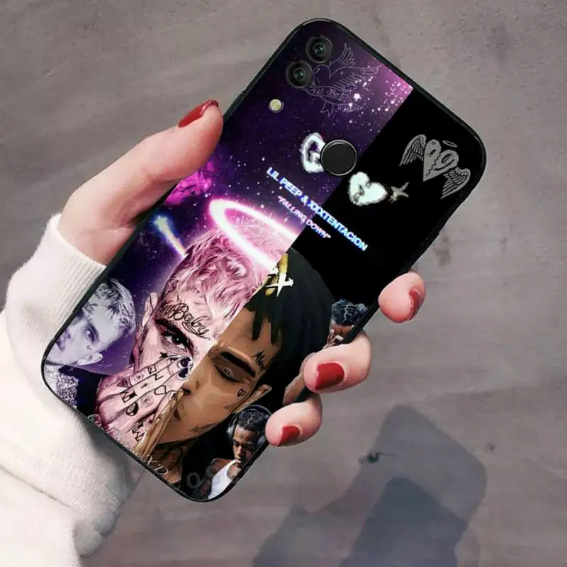 Lil Peep Rapper Bé Trai Hình Xăm Văn Bản Mềm Mại Ốp Lưng Điện Thoại Huawei Honor Xem 7a5.45inch 7c5.7inch 8x 8a 8c 9 9X10 20 10i 20i Lite Pro waterproof case for huawei