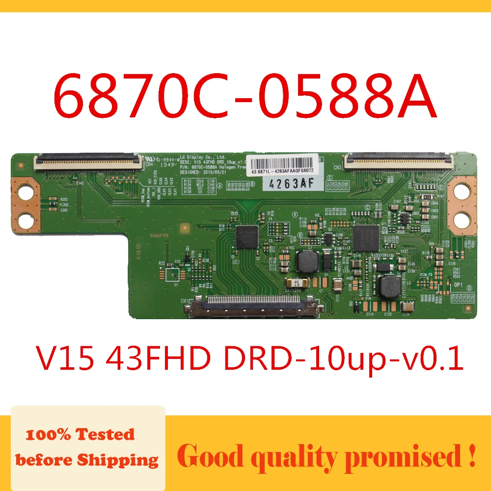 Tcon Board 6870C-0588A V15 43FHD DRD-10up-v0.1 6871L-4263A TV для Sony LG и т. д. Оригинальная логическая плата