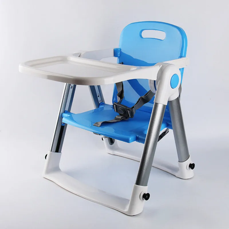 Hot sale baby dining chair kids dinner table folding portable multi-function children's eating chair dining table stool