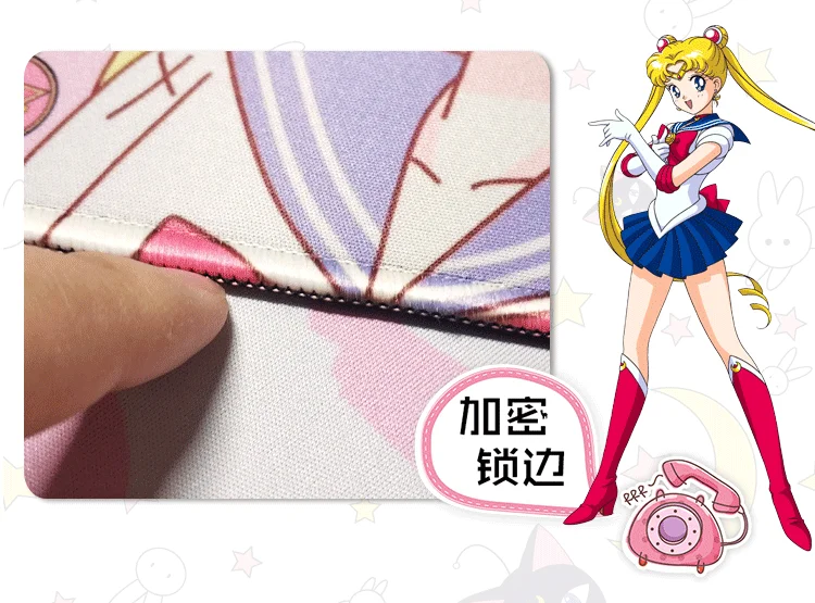 Карта аниме captor Sakura Сейлор Мун Единорог фигурка водонепроницаемый настольные коврики компьютерная игра коврик для клавиатуры ноутбука большой коврик для мыши