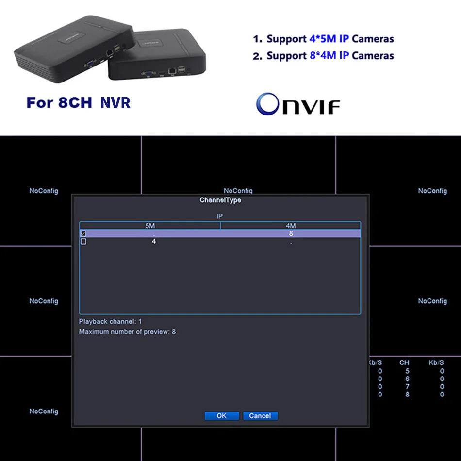 H.264 Мини CCTV NVR 4CH 8CH видео DVR регистраторы Onvif 16CH H.265 сети для 1080 P 5MP IP камера безопасности системы скрытого видеонаблюдения
