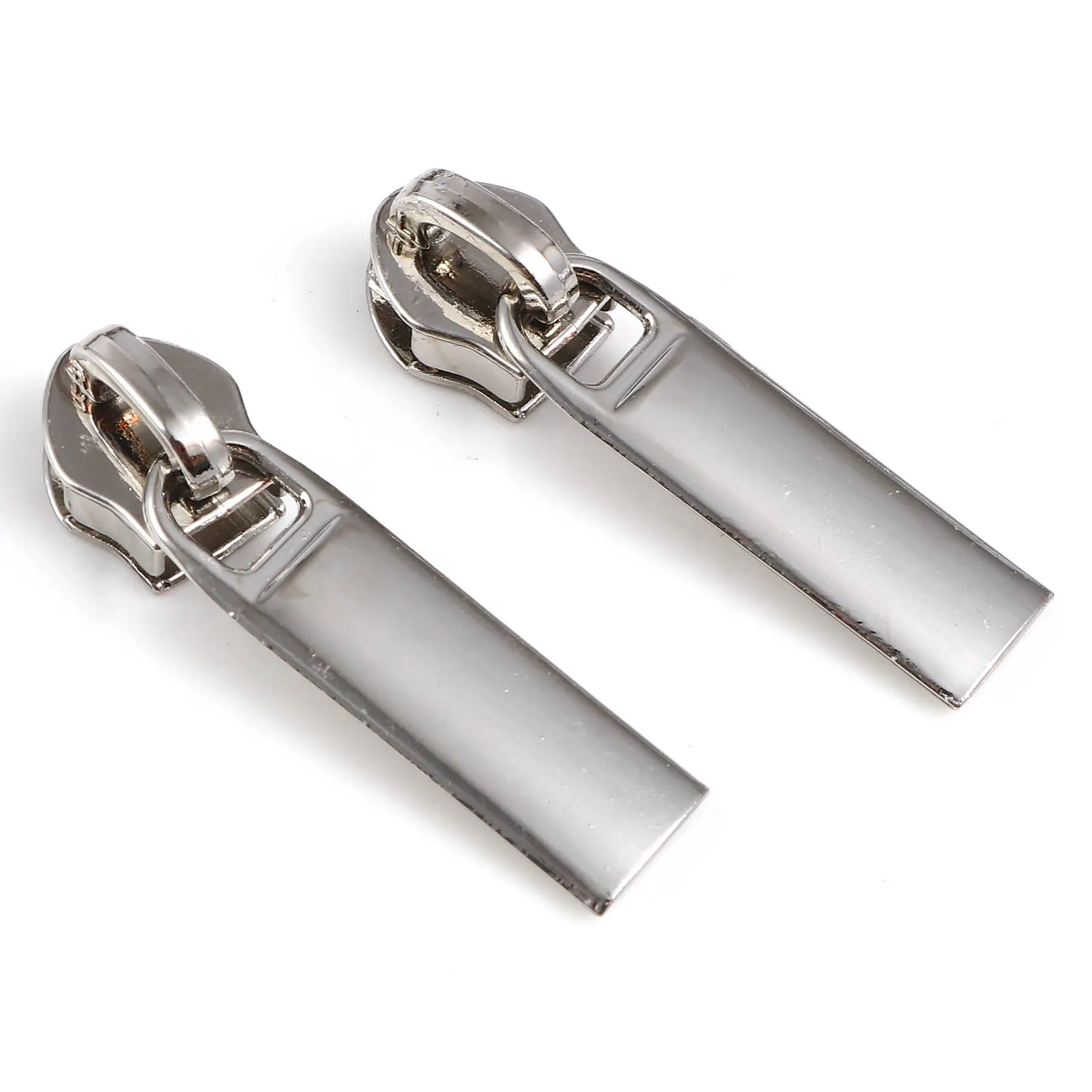 Zipper Repair Kit Zipper Pullers Zipper Sliders Zipper Heads Zipper Accessories 10 PCs #5 Universal Instant Zippers Sliders Head Metal Garment Auto-Lock Zipper Pulls DIY Handmade Sewing Repair Tools 3.7x1cm