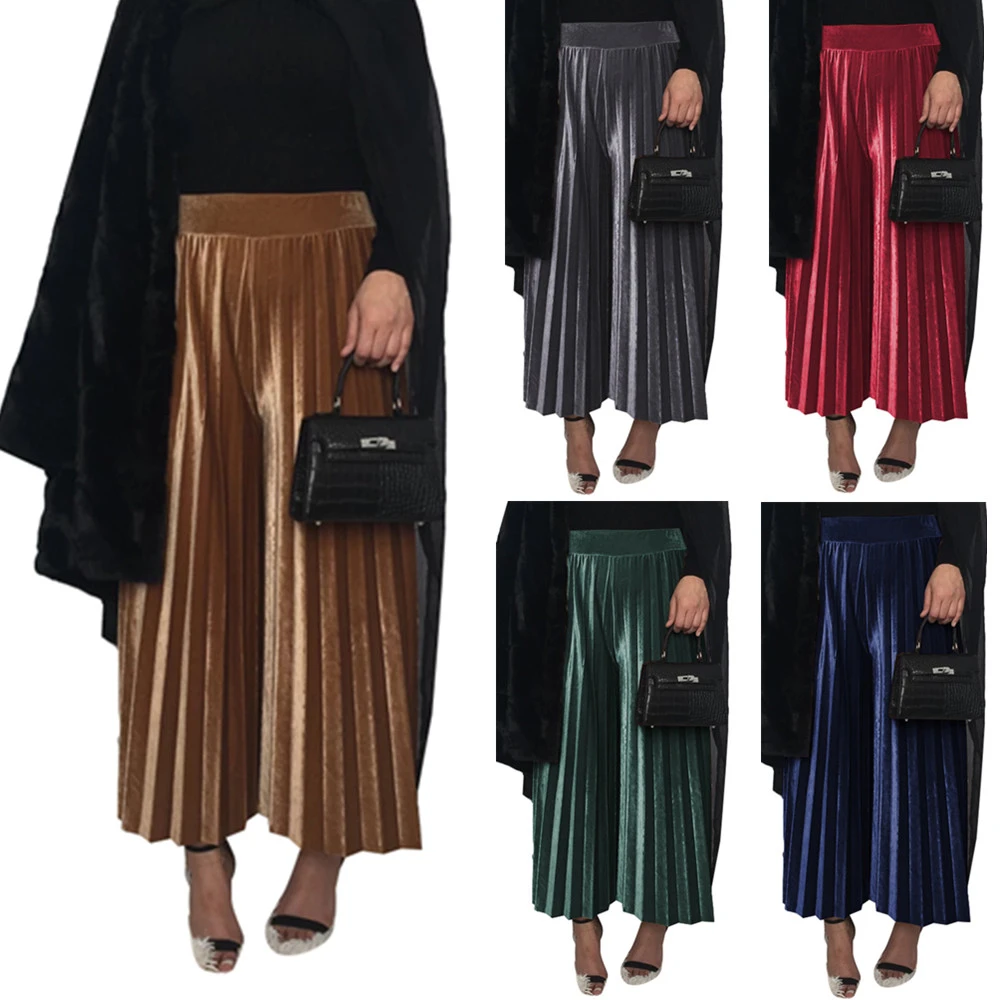 plus size pleated pants