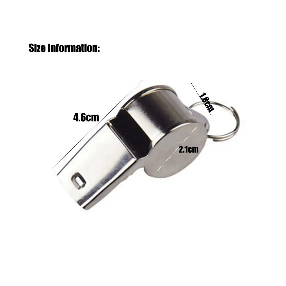 Referee Sport Rugby Soccer Football Basketball Stainless Steel Whistles Cheerleaders Cheerleading Tool Metal Whistle