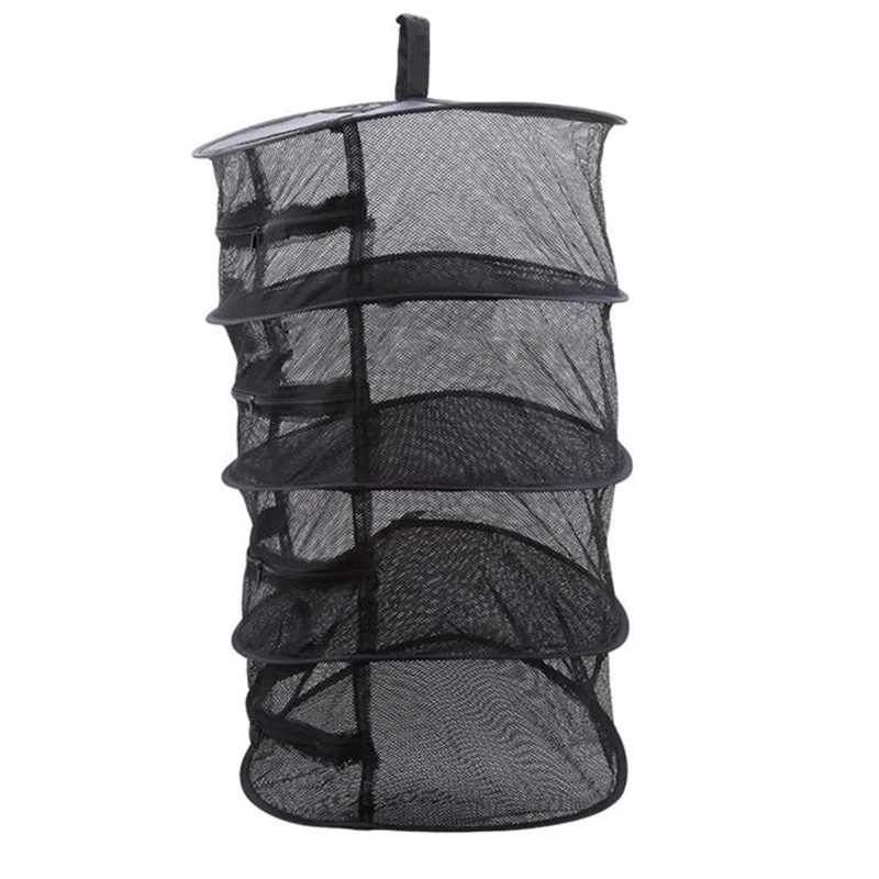 Drying Net Drying Rack 4 Layers Basket Foreign Trade Amazon Closed With Zipper Drying Clothes Baskets Household Drying Net