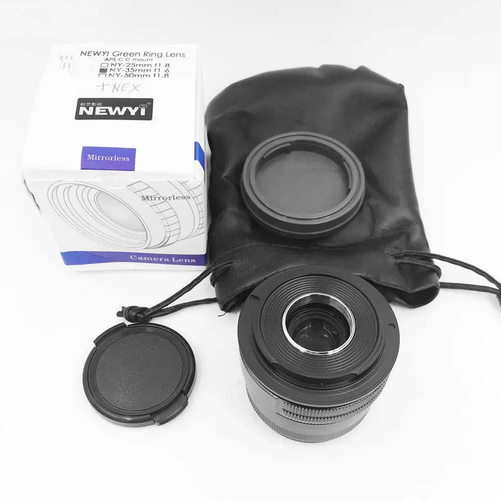 

Lens New Green Circle 35Mm Apps-C Cctv Camera Lens For Sony Nex Camera Nex-6 Nex-5R Nex-F3 Standard Zoom
