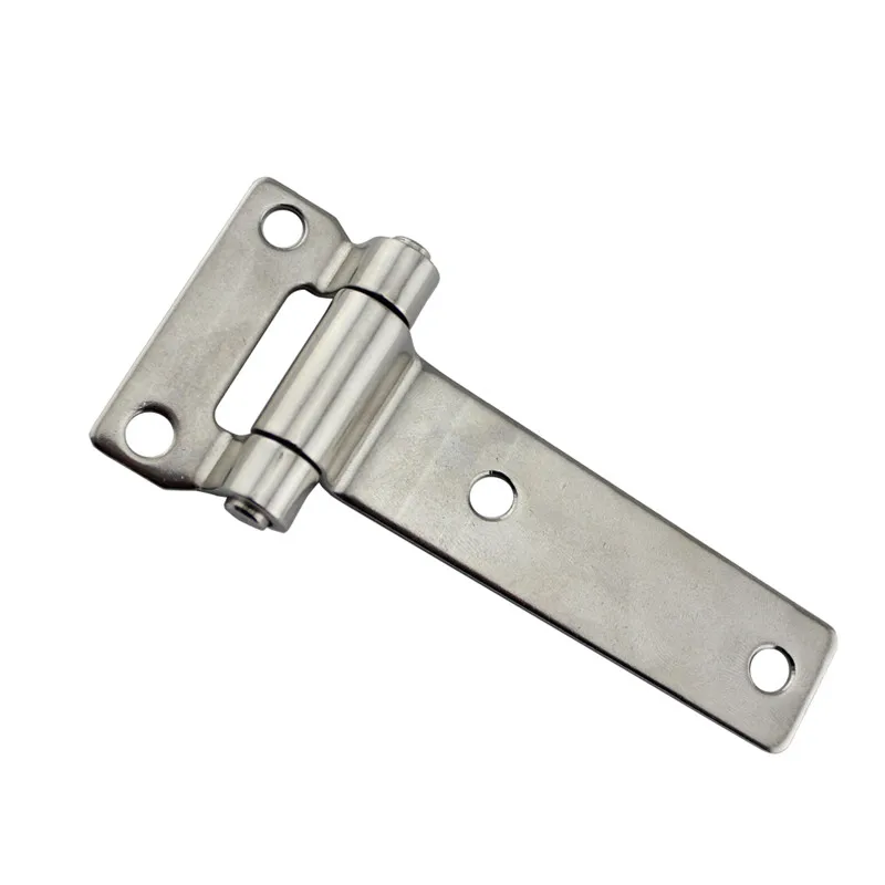 5pcs pack Stainless steel marine T Type Container Hinge Forged Truck Vehicle Hinge with 4 Fixing Screw Holes 135x58x27mm