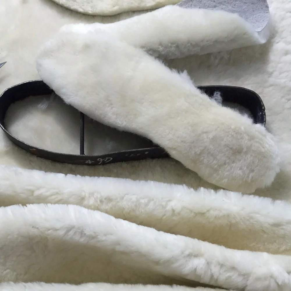 

Natural Wool Insoles Thick Sheep fur handmade Warmest Thermal Unisex Winter Insoles