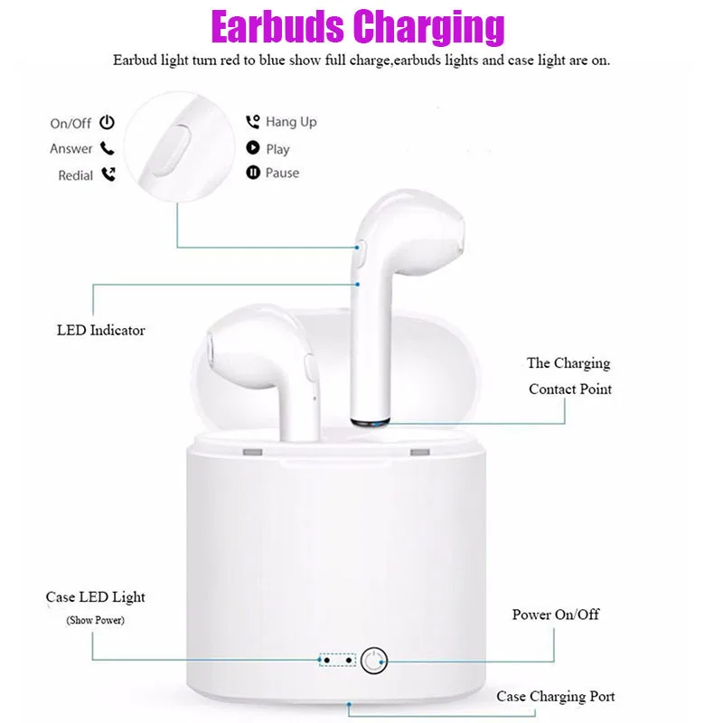 I18 i9s TWS Bluetooth 5,0 наушники i14 i12 i7s TWS двойной звонки Smart Bluetooth наушники Pk I7s I9s I10 TWS для iphone и Android