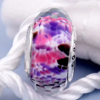 

Original Shoreline Sea Lampwork Murano Glass Beads Fit 925 Sterling Silver Bead Charm Bracelet Bangle DIY Jewelry