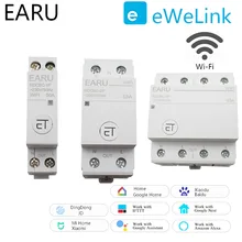 WiFi wyłącznik 1P 2P 4P czas przełącznik czasowy przekaźnik inteligentny dom dom pilot sterowanie głosem dla Amazon Alexa Google Home