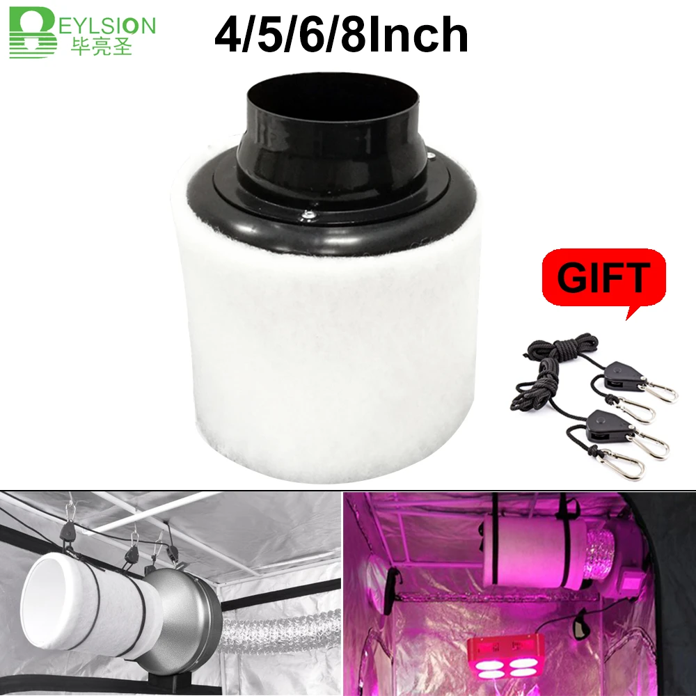 Carbon Filter Grow Light And Filter Indoor Carbon Filter Air Purification Filter For Grow Box Tent Hydroponic Air Purifier Parts Grow Light Parts Accessories Aliexpress