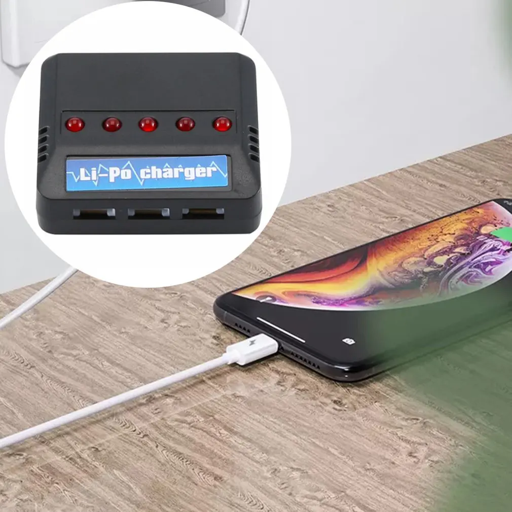 

5 In 1 Charger Units For Syma X5c X5c-1 X5 H5c RC Drone Spare Parts 852540 Rechargeable 3.7V 650mah Li-Po Battery