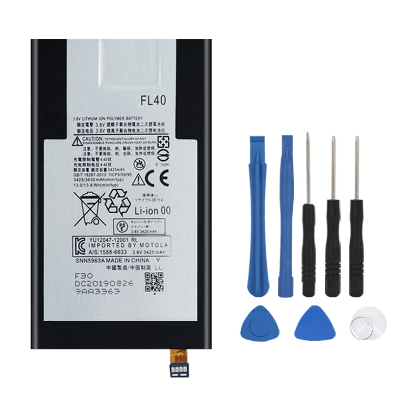 OHD Replacement Battery FL40 For Motorola Moto X 3A Play Dual XT1543 XT1544 XT1560 XT1561 XT1562 XT1563 XT1565 3630mAh | Мобильные