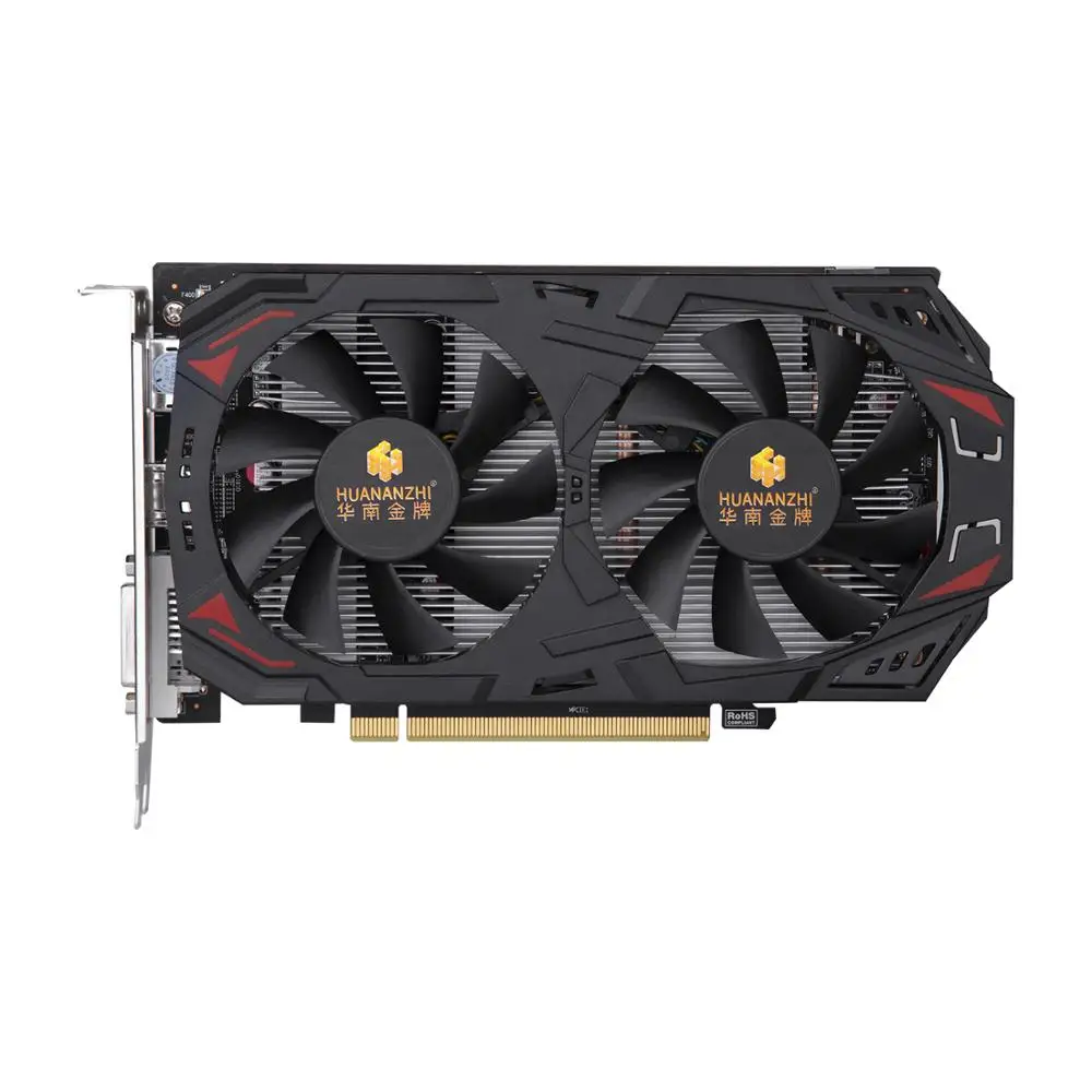 Видеокарта HUANANZHI RX 580 8G 2048 SP 256Bit GDDR5 6000MHz 1206MHz HDMI DVI DP 14Nm 896 единиц 150W видео