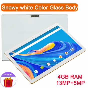 

New 4GB RAM Tablet 10.1 inch android tablet 4G LTE GPS Type-C gaming Tablets Glass Body octa core 13MP+5MP Russian language